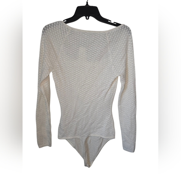 New Abercrombie And Fitch Pointelle Squareneck‎ Bodysuit Medium - Picture 5 of 6